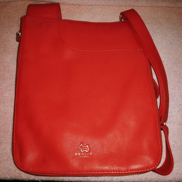 RADLEY LONDON Handbags - **FINAL SALE** - Radley London Zip-Top Leather Crossbody Bag